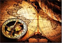 100 70CM OBRAZ PŁÓTNO STARA MAPA ŚWIATA PŁÓTNO RAMA