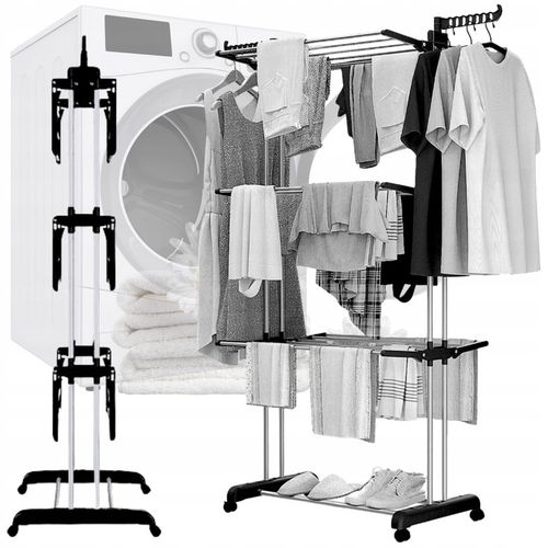 SUSZARKA NA PRANIE STOJĄCA NA UBRANIA BIELIZNE PIONOWA NA BALKON ZEWNĘTRZNA na Arena.pl