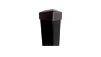 SŁUPEK DO OGRODZENIA CZARNY 2300MM 60*40*1.25MM - SEG SL 230C