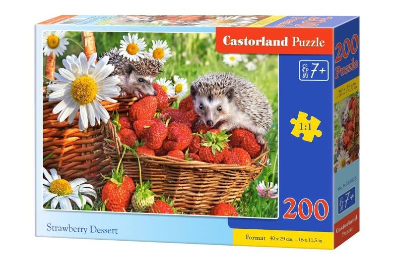 Puzzle 200-elementów Strawberry Dessert zdjęcie 1
