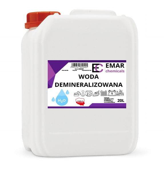 Woda demineralizowana 20l zdjęcie 1
