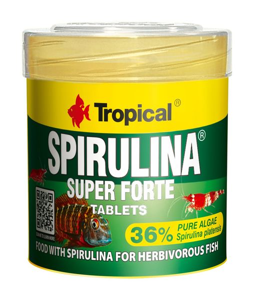 TROPICAL SUPER SPIRULINA FORTE TABLETS  50ML/36G zdjęcie 1