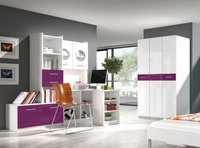Biały Połysk Meble Młodzieżowe Raj 1B / 7 kolorów