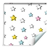 Tapeta Dla Dzieci - Kolorowe Gwiazdki