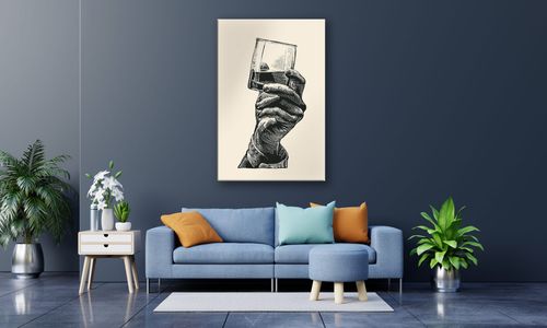 OBRAZ NA PŁÓTNIE 107 Whisky 60x90cm na Arena.pl
