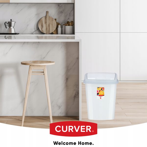 Curver Kosz Na Śmieci Uchylny 25 L Granitowy zdjęcie 7