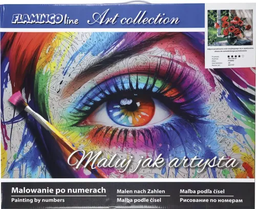 Malowanie po numerach 40x50cm Bukiet maków na Arena.pl