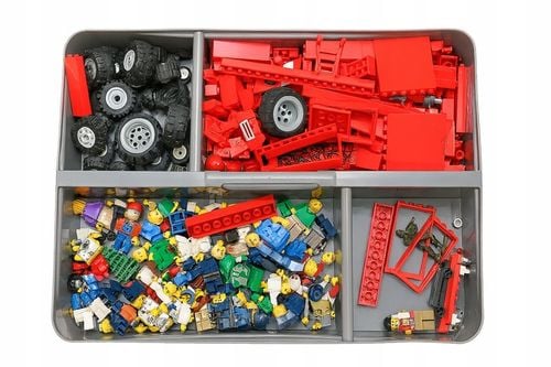 Pojemnik 15,5 l pudełko na klocki lego przezroczysty organizer z na Arena.pl