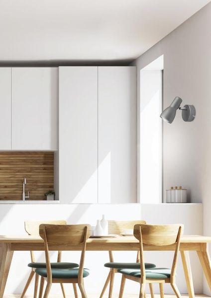 Picardo kinkiet 1x40W E14 szaro srebrny zdjęcie 3