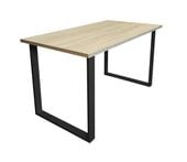 Stół do salonu kuchni 70x120x28 LOFT czarny Dąb Sonoma