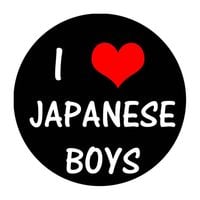 Przypinka I ♥ JAPANESE BOYS
