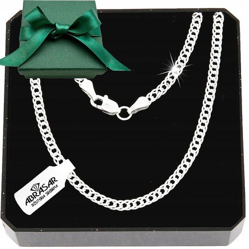 ŁAŃCUSZEK SREBRNY MĘSKI ROMBO 50cm SREBRO pełne 925 DLA NIEGO NA PREZENT na Arena.pl