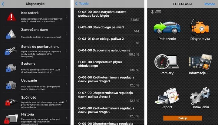 Vgate iCar Pro BT4.0 Interfejs OBD2 ELM327 iOS PL zdjęcie 10
