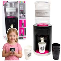 RÓŻOWA FONTANNA WODY DLA DZIECI Z EFEKTAMI ŚWIETLNYMI