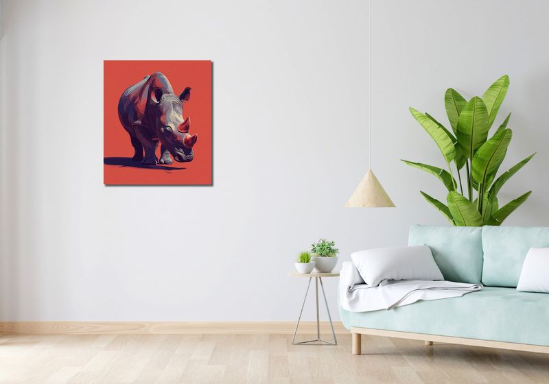 Obraz 60x70cm Marszujący Gigant zdjęcie 2