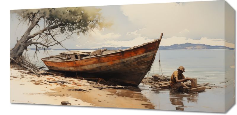 Obraz 60x30cm Spokój Przybrzeża zdjęcie 1