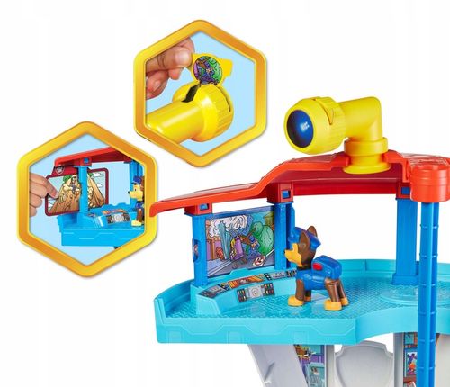 PSI PATROL BAZA ZE ZJEŻDŻALNIĄ CHASE + POJAZD RADIOWÓZ na Arena.pl