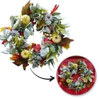 Girlanda, wianek ozdobny na drzwi, jesienny, DYNIE WSN03