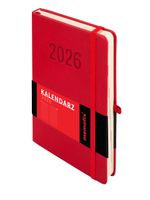 KALENDARZ 2026 MEMOFIX A5 TDW CZERWONY ANTRA