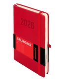 KALENDARZ 2026 MEMOFIX A5 TDW CZERWONY ANTRA
