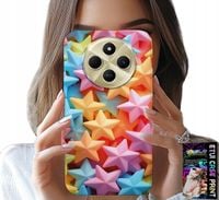 ETUI DO XIAOMI REDMI 14C 4G - KOLOROWE GWIAZDKI GWIAZDA FUTERAŁ +FOLIA