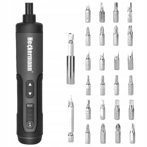 WKRĘTAK ELEKTRYCZNY ŚRUBOKRĘT AKUMULATOROWY WKRĘTARKA RĘCZNA 25 BIT na Arena.pl