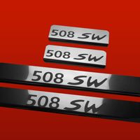 Listwa progowa PEUGEOT 508 MK1 508 SW Stal nierdzewna 304 połysk 4szt