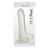 dildo na przyssawce realistyczny penis jądra 25cm