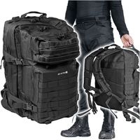 PLECAK PRZETRWANIA TAKTYCZNY WOJSKOWY MILITARNY TURYSTYCZNY 45L CZARNY