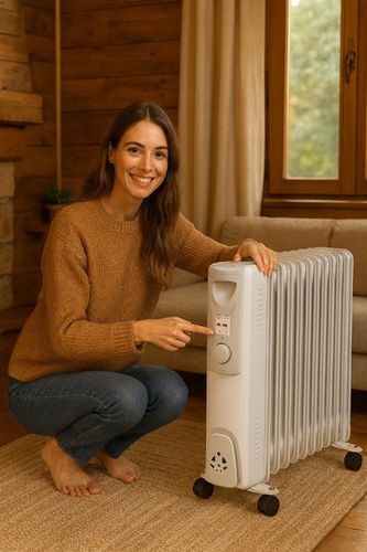 GRZEJNIK ELEKTRYCZNY 2500W OLEJOWY 11 ŻEBEREK TERMOSTAT ŻEBERKOWY OLEJAK na Arena.pl