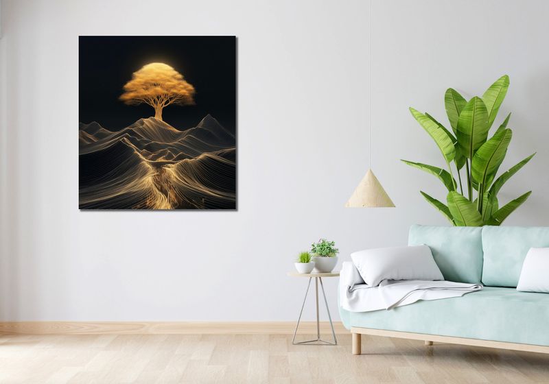 Obraz 90x100cm Drzewo Energii zdjęcie 2