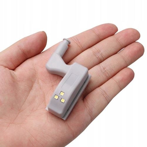 10x LAMPKA LAMPKI DO SZAFKI SZAFY NA ZAWIAS ZAWIASY DRZWI 3LED + na Arena.pl