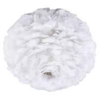 Pierzasta lampa sufitowa Feather CHUF-E27 dekoracyjny zwis dla dzieci biały