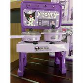 KUCHNIA DLA DZIECI PALNIK GARNEK ZESTAW KUCHENNY + AKCESORIA KUROMI SANRIO