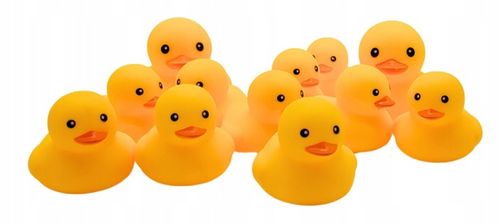 KACZKI Kaczuszki komplet 12 sztuk ŚMIESZNY ZABAWNY PREZENT PISZCZAŁKA na Arena.pl