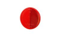 Odblask okrągły samoprzylepny czerwony 75 mm UO040