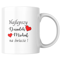 Prezent na dzień Dziadka Kubek z personalizowanym imieniem