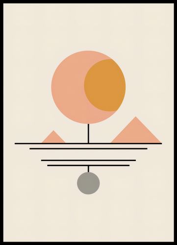 Plakat 50x70cm Geometryczna Utopia na Arena.pl