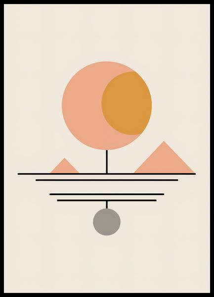 Plakat 50x70cm Geometryczna Utopia zdjęcie 2