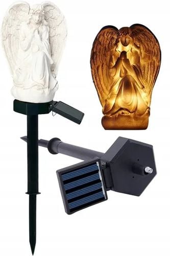 ANIOŁ SOLARNY LAMPKA LED NA WSZYSTKICH ŚWIĘTYCH NA CMENTARZ GRÓB na Arena.pl