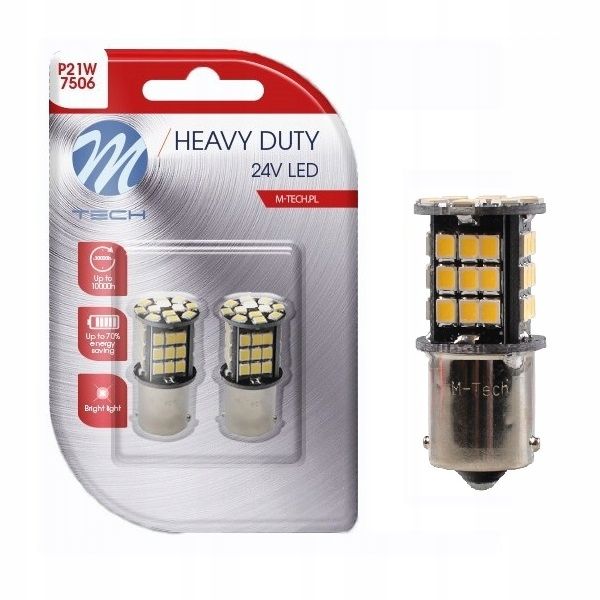 2x ŻARÓWKA P21W LED OSRAM RETROFIT Ba15s 24V TIR BIAŁA CANBUS MOCNA zdjęcie 2