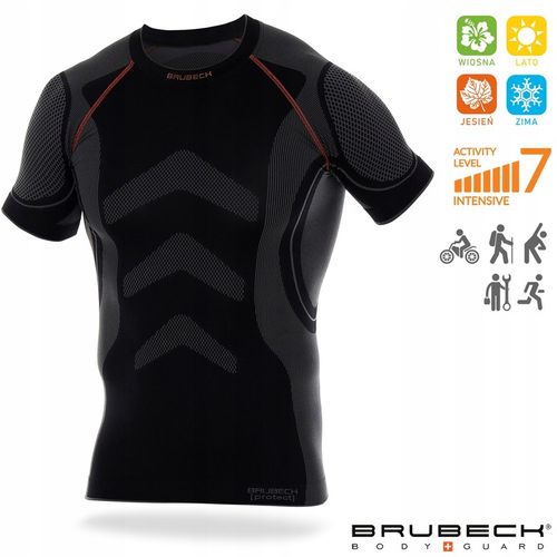 koszulka krótki rękaw bielizna termoaktywna BRUBECK PROTECT rozmiar M na Arena.pl