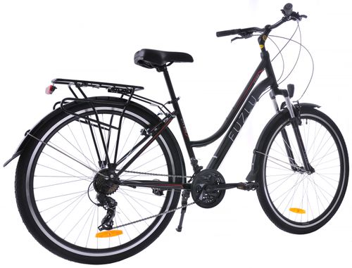 Rower trekkingowy 28 Fuzlu Core Lady amor. 18" czarny/czerwony/biały na Arena.pl