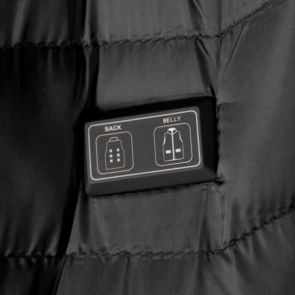 Kurtka podgrzewana czarno-czerwona rozmiar S zdjęcie 10