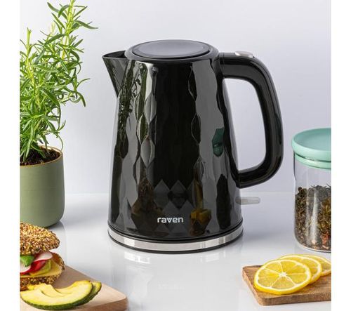 Czajnik elektryczny RAVEN EC025C 2200W 1.7 Litra Czarny na Arena.pl