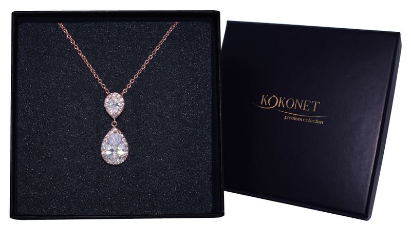 Naszyjnik ślubny MIGDAL rose zdjęcie 1