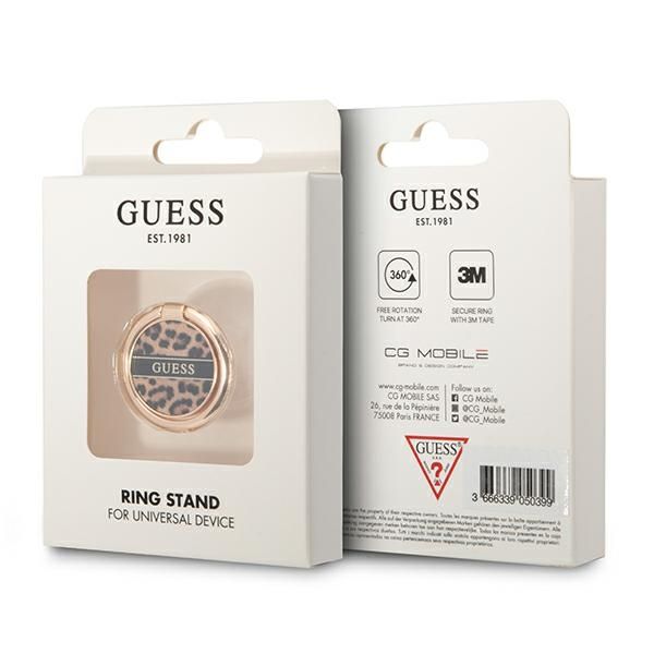 guess ring stand gurshcleow brązowy/brown leopard zdjęcie 4