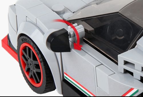 Zestaw Klocków Auto Sportowe 398El. Białe na Arena.pl