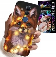 ETUI DO HUAWEI MATE 20 LITE - SŁODKI LISEK ZWIERZĘTA LEŚNE CASE +SZKŁO