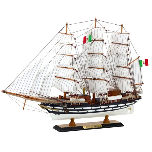Model Kolekcjonerski Dekoracyjny Statek Żaglowiec Amerigo Vespucci 64x46cm na Arena.pl